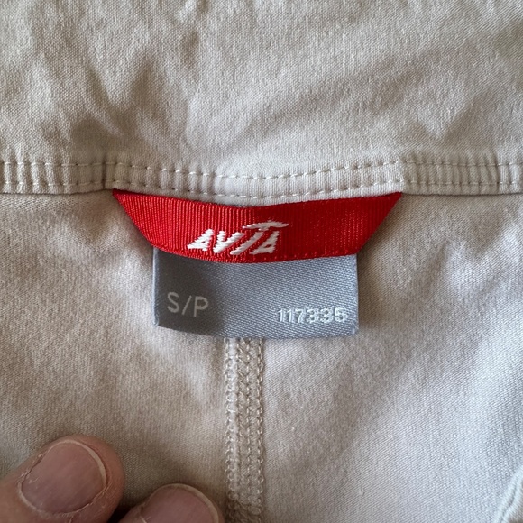 AVIA Women's Small Athletic Performance Golf Skort Pull-On Beige/Cream Tennis - Picture 2 of 16